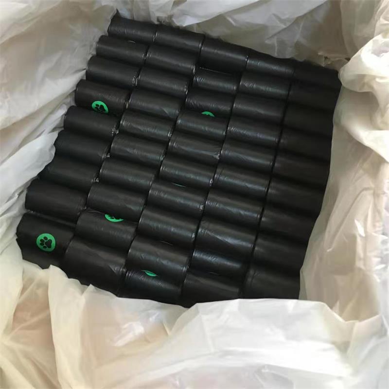 EPI可降解黑色连卷宠物拾便袋 一次性宠物垃圾袋