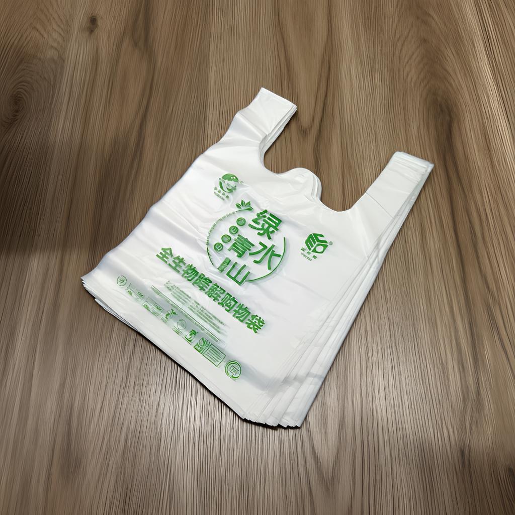 全生物降解背心袋餐饮外卖超市购物包装