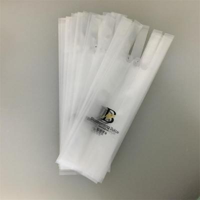 东莞PE背心式风琴奶茶袋_加厚手提防洒袋_厂家直供定制印刷?
